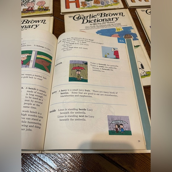 The Charlie Brown Complete Dictionary Set Hardcover Books - Picture 7 of 13